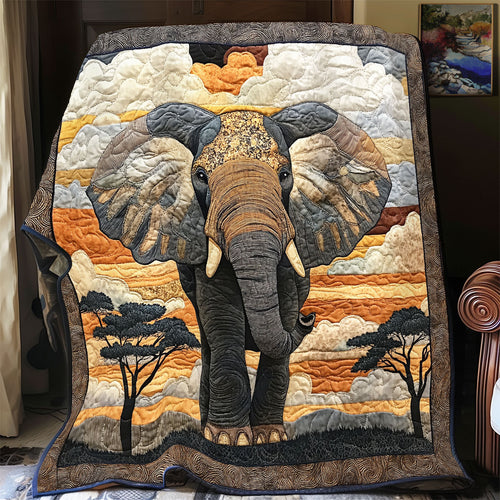 Elephant Soul Of The Savannah WU1303080CL Quilt