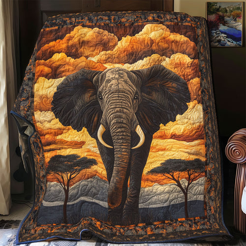 Elephant Soul Of The Savannah WU1303082CL Quilt