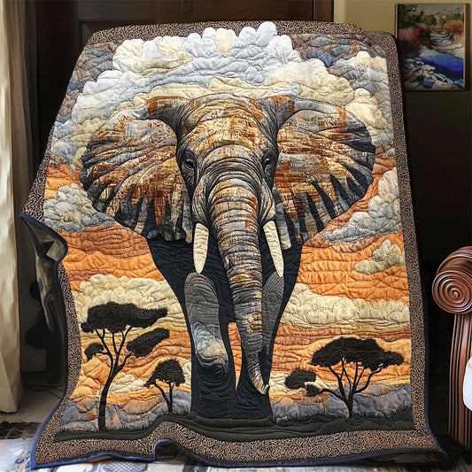 Elephant Soul Of The Savannah WU1303083CL Quilt