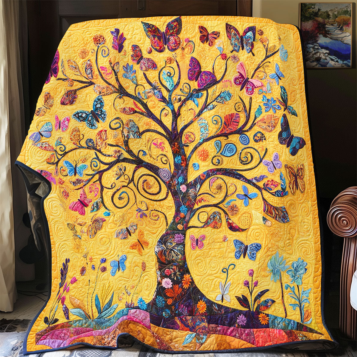 Ethereal Tree Of Life WU1303054CL Quilt