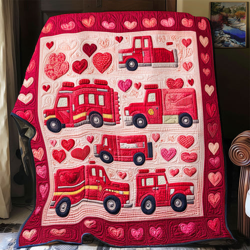 Firefighter Love WU1401013CL Quilt