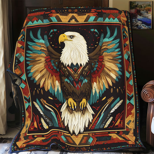 Flying Bald Eagle WU1102069CL Quilt