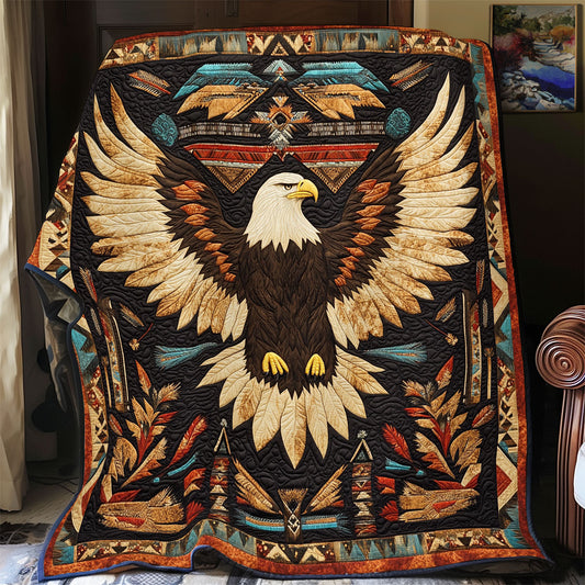 Flying Bald Eagle WU1102070CL Quilt