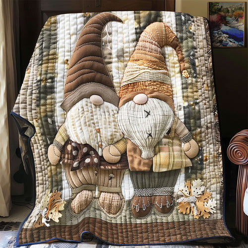 Gnome In The Forest WU0201057CL Quilt