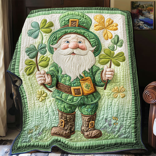 Gnome St.Patrick Day WU0301003CL Quilt