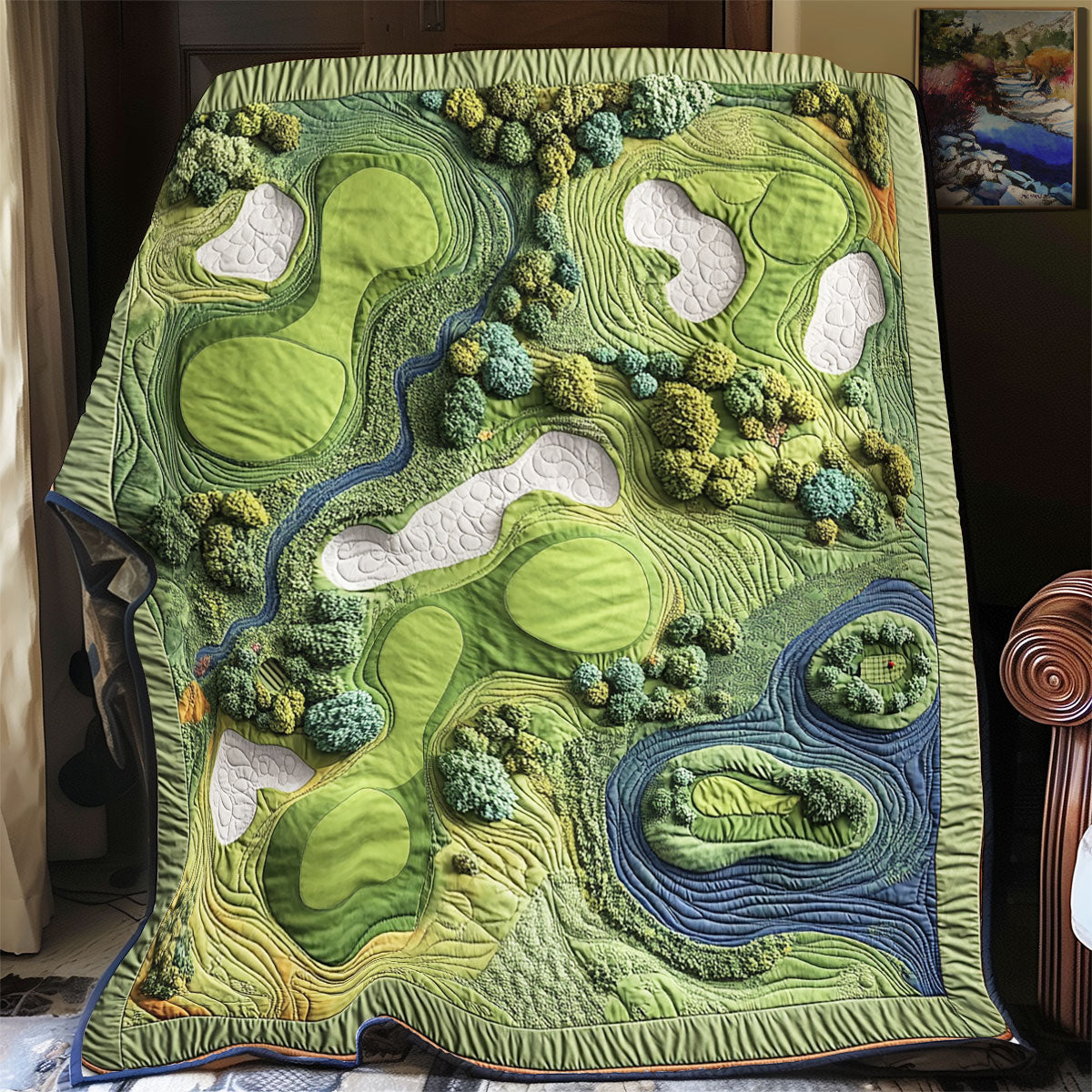 Golf Course WU1601043CL Quilt