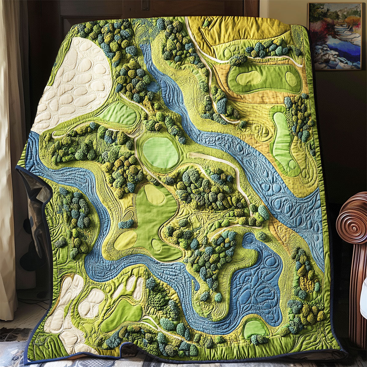 Golf Course WU1601046CL Quilt