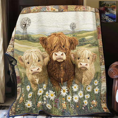 Highland Cow WU0301038CL Quilt