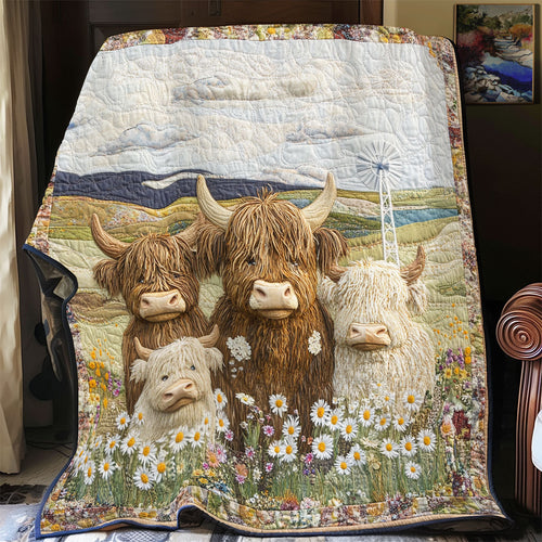 Highland Cow WU0301039CL Quilt