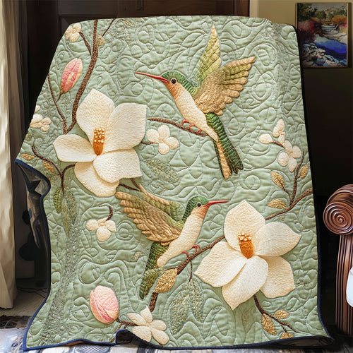 Hummingbird And Magnolia WU1203100CL Quilt