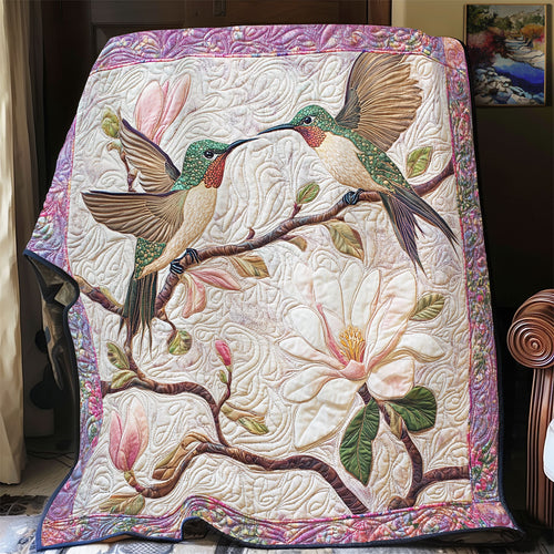 Hummingbird Serenade Of The Magnolia Grove WU1203069CL Quilt