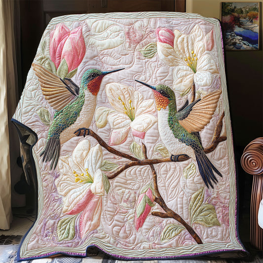 Hummingbird Serenade Of The Magnolia Grove WU1203071CL Quilt