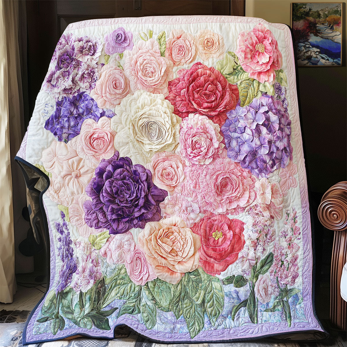 Hydrangeas WU0101044CL Quilt