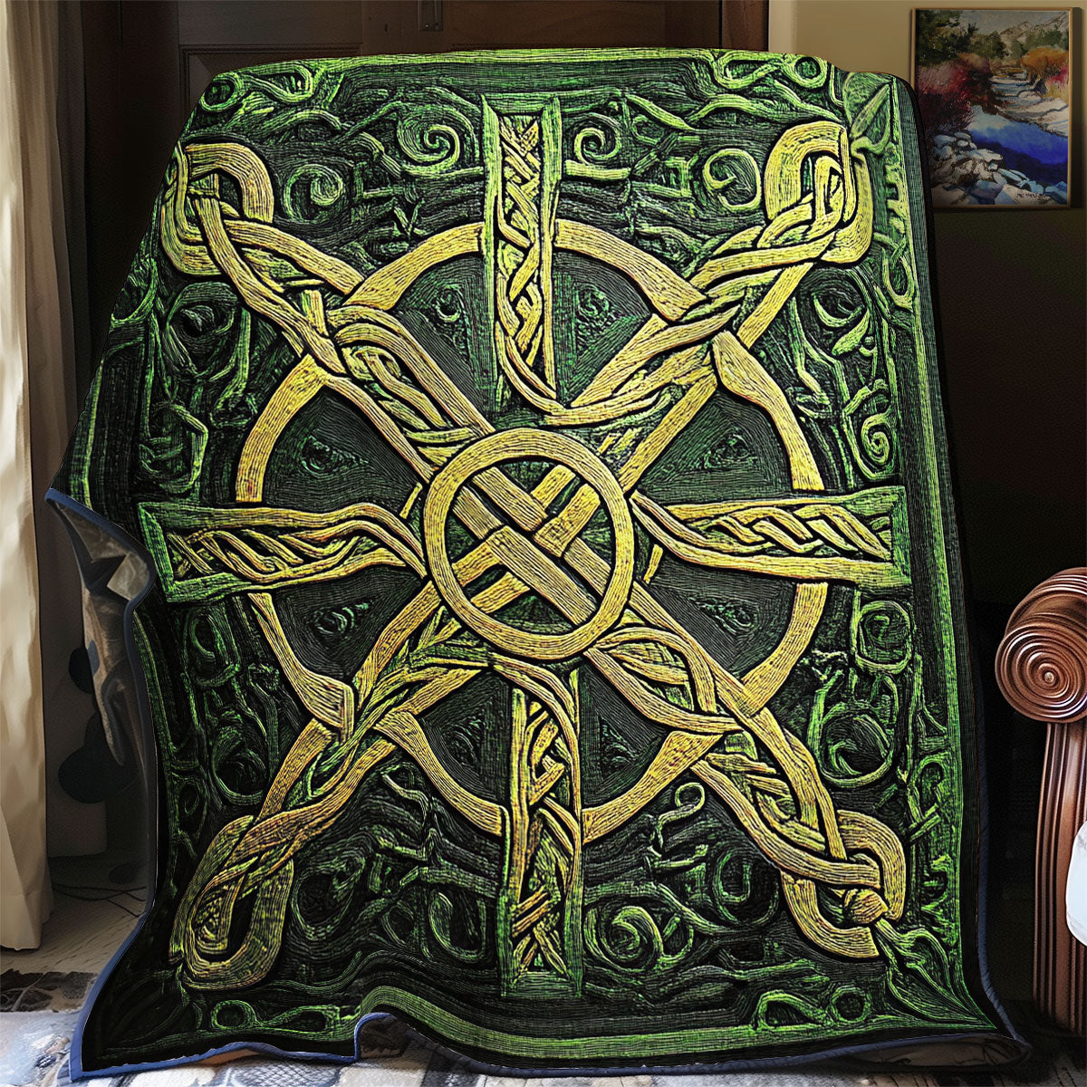 Irish Celtic Cross WU0301045CL Quilt