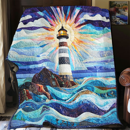 Lighthouse Waves Of Light & Legacy WU1303084CL Quilt