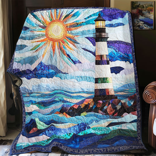 Lighthouse Waves Of Light & Legacy WU1303085CL Quilt