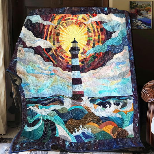 Lighthouse Waves Of Light WU1303092CL Quilt