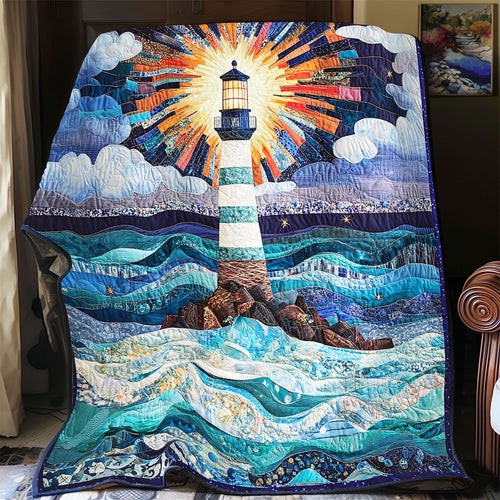 Lighthouse Waves Of Light WU1303094CL Quilt