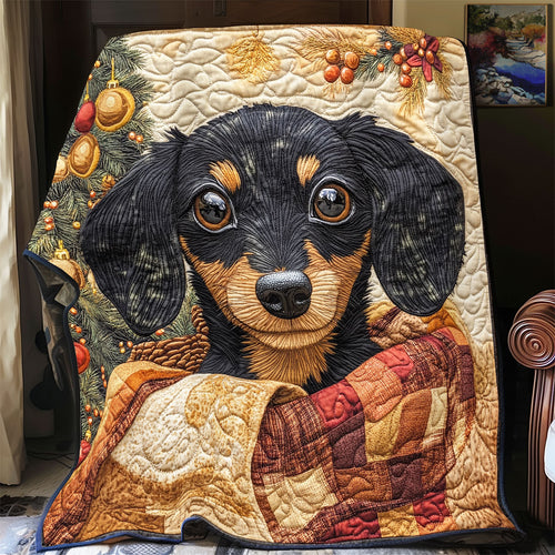 Little Dachshund WU1302043CL Quilt