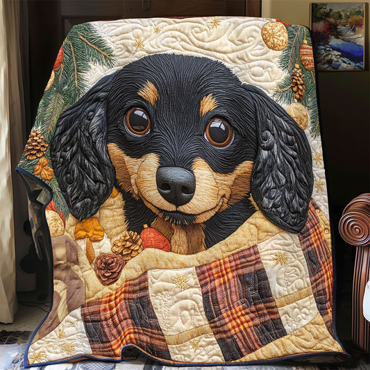 Little Dachshund WU1302045CL Quilt