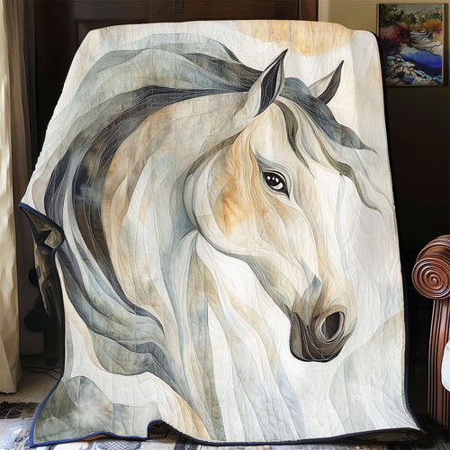 Majestic White Horse WU1801051CL Quilt