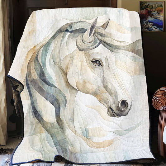 Majestic White Horse WU1801053CL Quilt