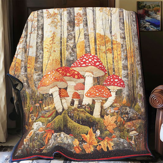 Mushroom Forest WU0301061CL Quilt