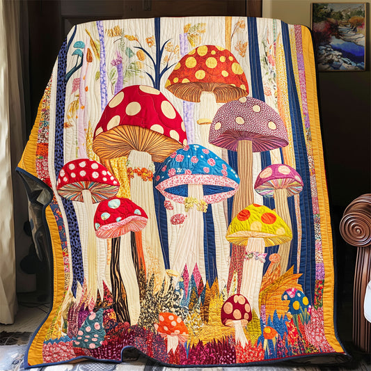 Mushroom Garden WU0503004CL Quilt