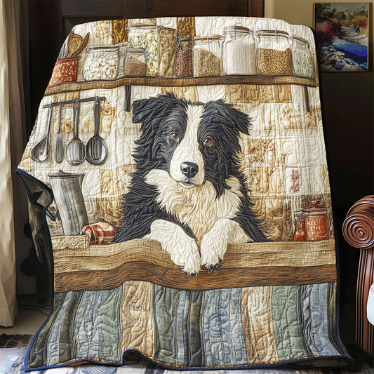 My Lovely Border Collie WU1302023CL Quilt