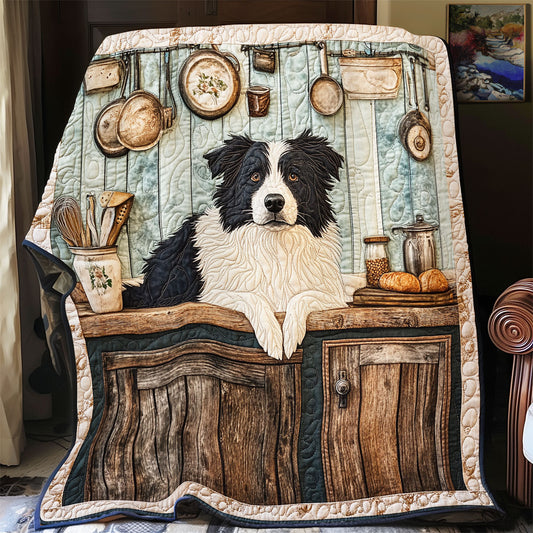 My Lovely Border Collie WU1302026CL Quilt