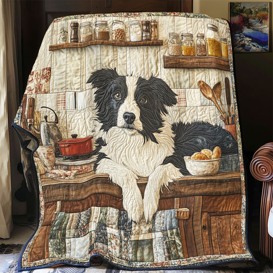 My Lovely Border Collie WU1302028CL Quilt