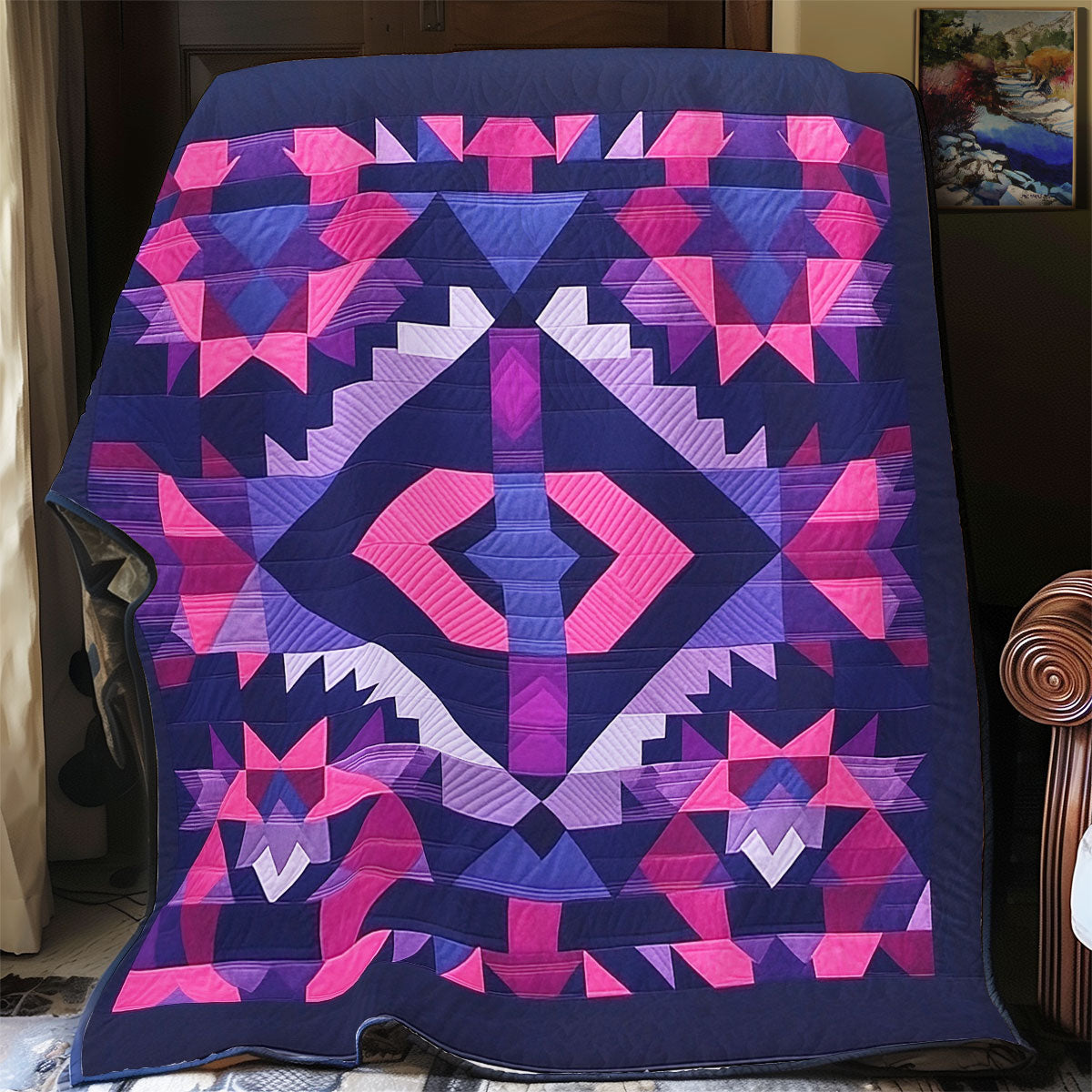 Mysterious Purple WU2001025CL Quilt