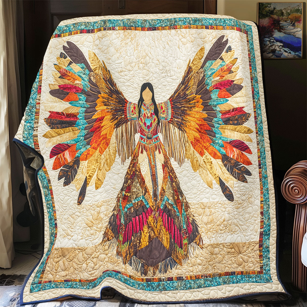 Native American Attire WU2001035CL Quilt