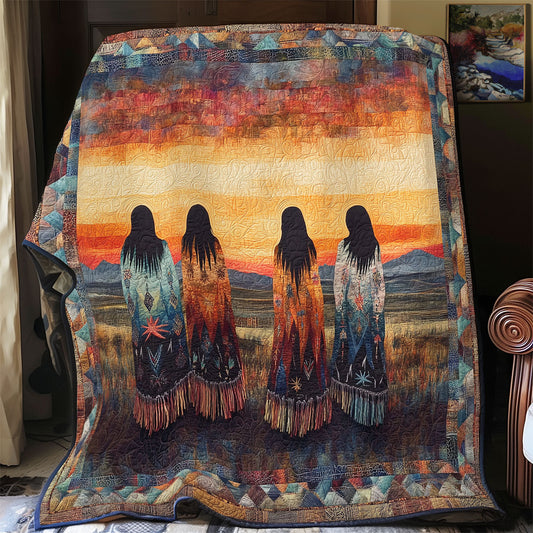 Native American Echoes Of The Earth Mother WU1203078CL Quilt