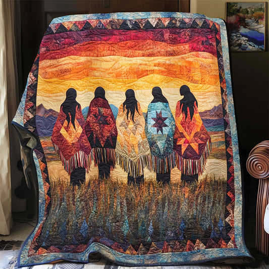 Native American Echoes Of The Earth Mother WU1203080CL Quilt