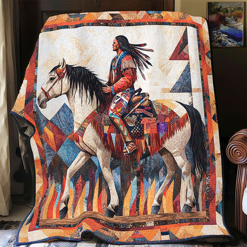 Native American Tribal Chief WU0401018CL Quilt