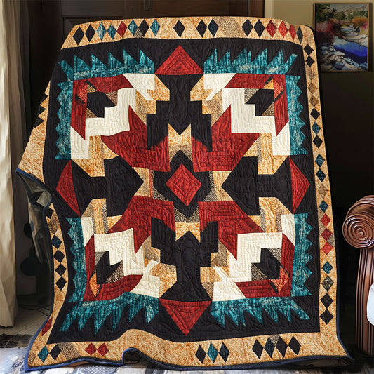 Native American Tribal Pattern WU2001070CL Quilt