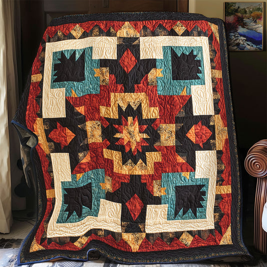 Native American Tribal Pattern WU2001072CL Quilt