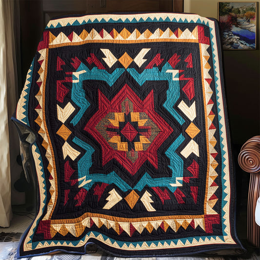 Native American Tribal Pattern WU2001074CL Quilt