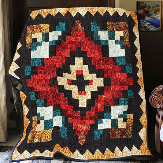 Native American Tribal Pattern WU2001086CL Quilt