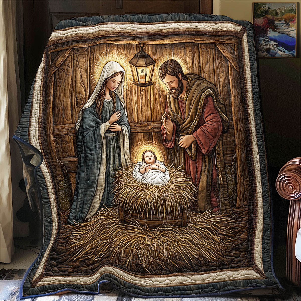 Nativity Of Jesus WU1401042CL Quilt