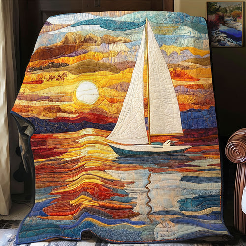 Ocean Sailing Into Serenity WU1303056CL Quilt