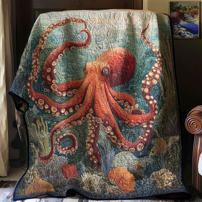 Octopus Ocean Waves WU1803089CL Quilt