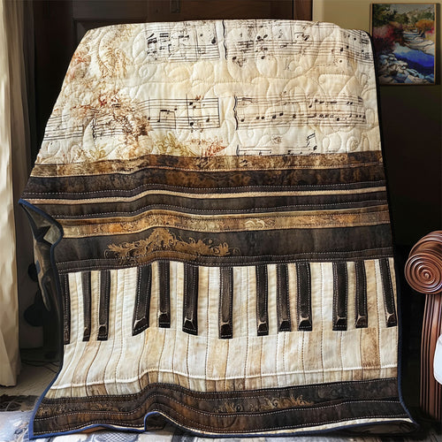 Old Piano WU0201087CL Quilt