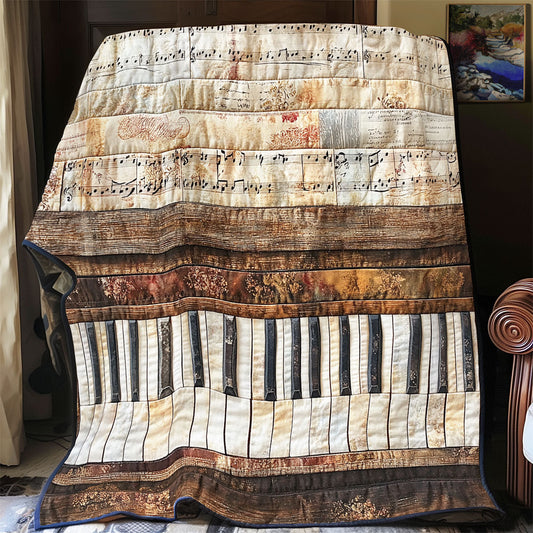 Old Piano WU0201089CL Quilt