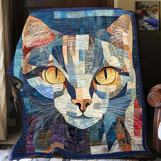 Patchwork Cat WU0503014CL Quilt