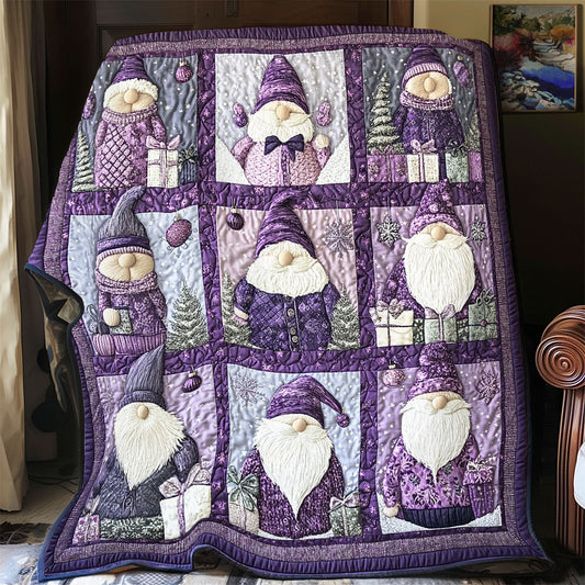 Purple Gnomes WU0301064CL Quilt