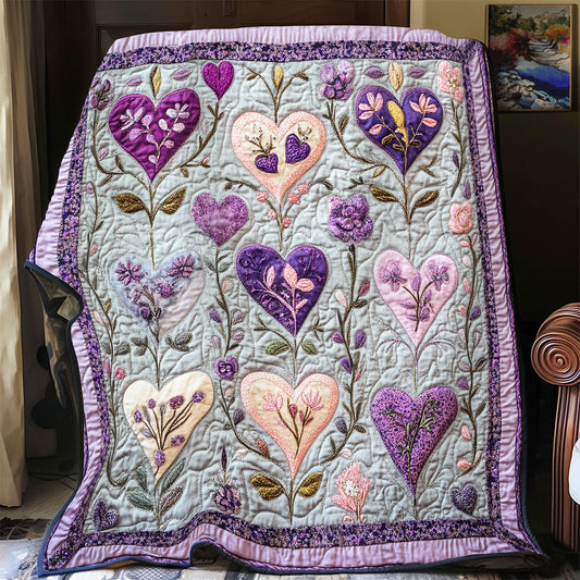 Purple Heart WU1401035CL Quilt