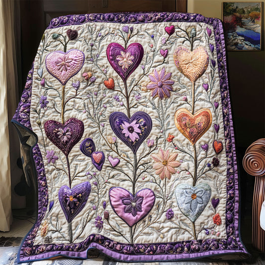 Purple Heart WU1401036CL Quilt