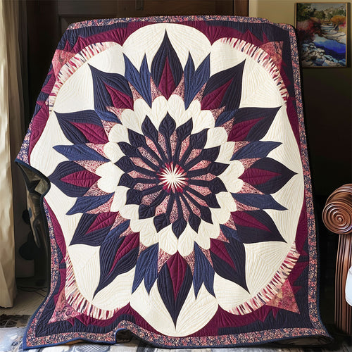 Purple Starburst Elegance WU1303123CL Quilt